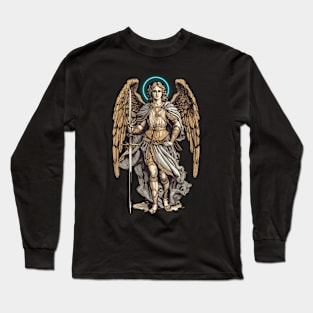 Saint Michael Archangel Long Sleeve T-Shirt